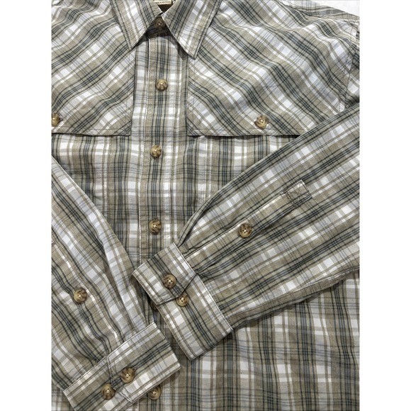 Duluth Trading Co Men's NFZ Plaid Long Sleeve Outdoor Activewear Shirt, Large - Picture 3 of 11